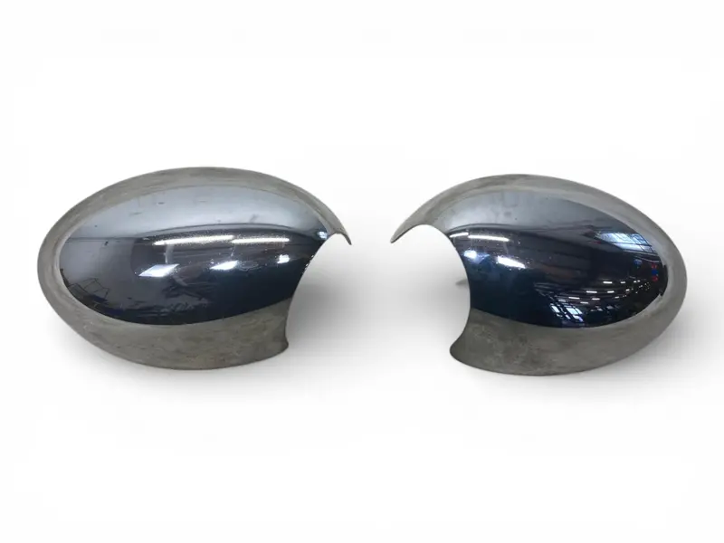 Mini Cooper Outside Mirror Cover Cap Chrome Pair 2002-2008 R50 R52 R53 533 1