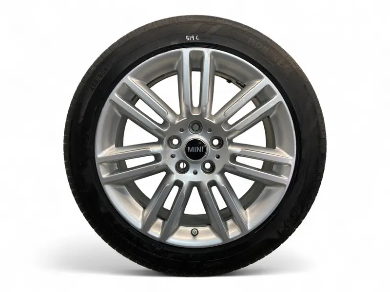 Mini Cooper Wheels Pair Spoke Silver 532 36116856032 2017-2024 519C 1
