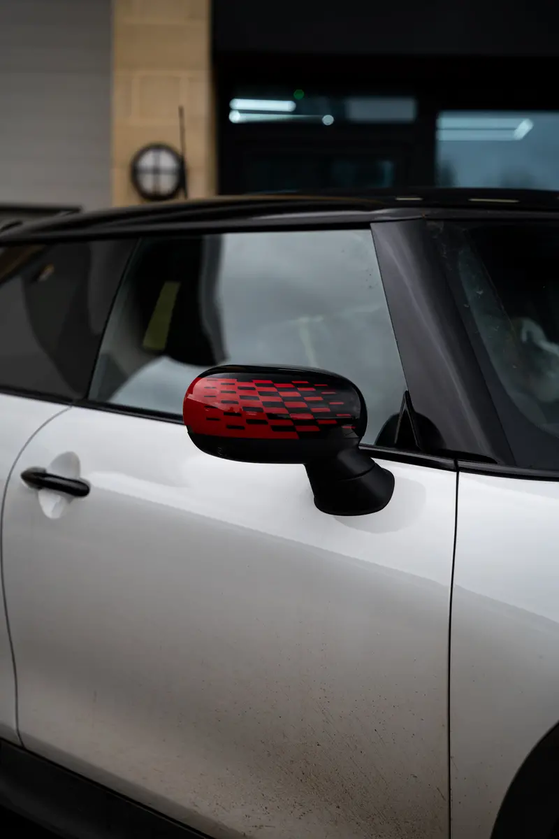 Mini F66 Cooper S / Jcw Pro Chequered Mirror Caps 2