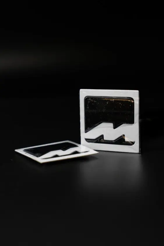 Motech 3D  Gloss Black M Badges 1