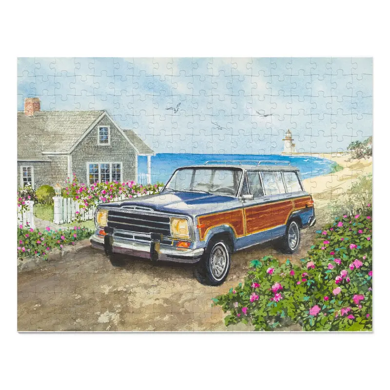 Nantucket Wagoneer Jigsaw Puzzle (With Tin) 1