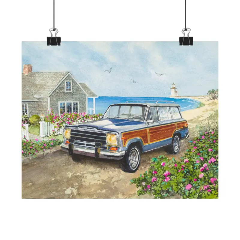 Nantucket Wagoneer Poster 1