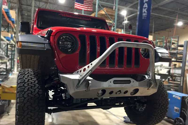 Nighthawk Jeep Jl Front Bumper W/Mid Tube Stinger Bare Artec Industries 1