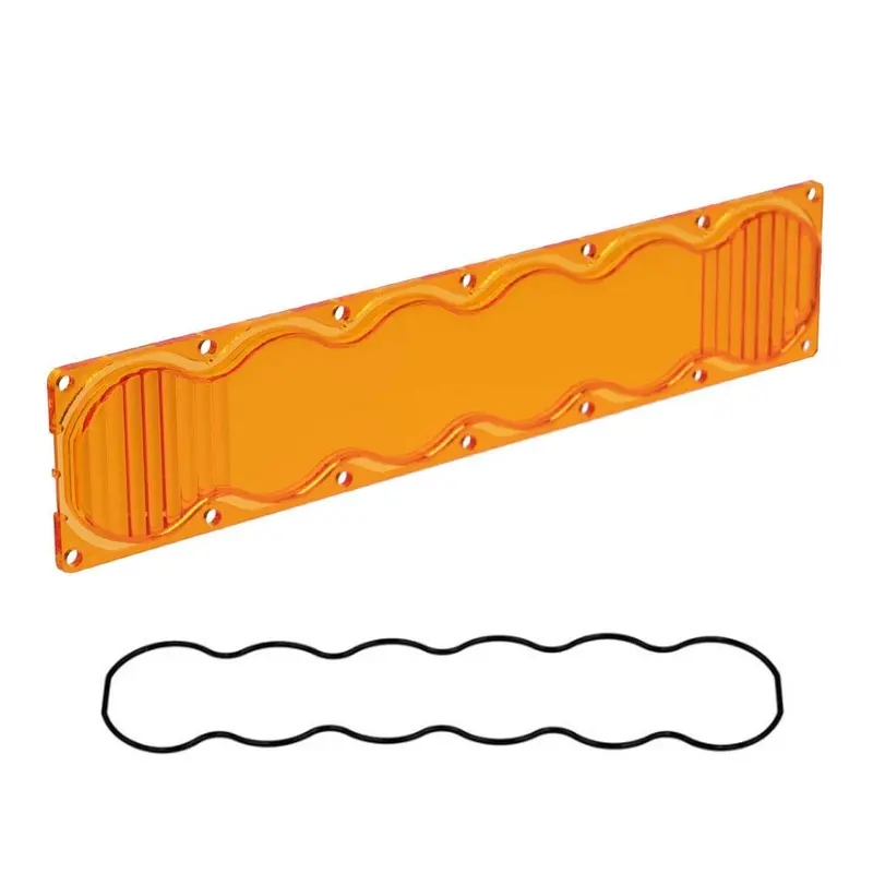 Onx6 Light Bar Lens Kit (10 Inch; Driving/Combo; Factory Amber) Baja Designs 1