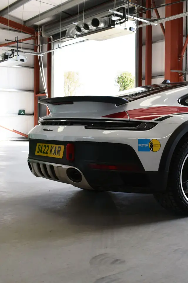 Porsche 911 992 Dakar Quicksilver Titan Sport Exhaust With Sound Architect 1