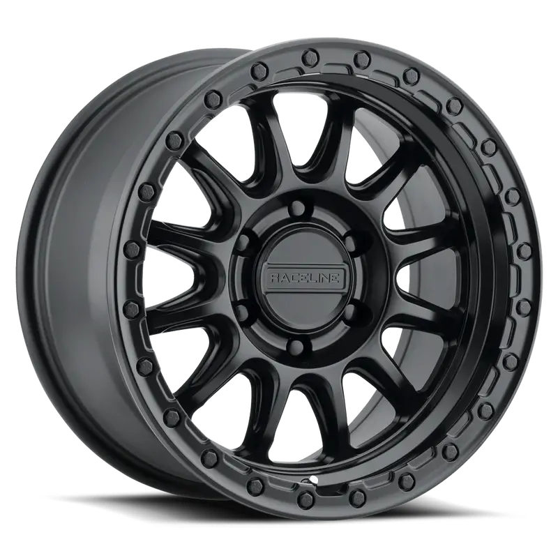 Raceline 960B Alpha 18X9 +18Mm 8X170 Beadlock Wheel - Satin Black 1