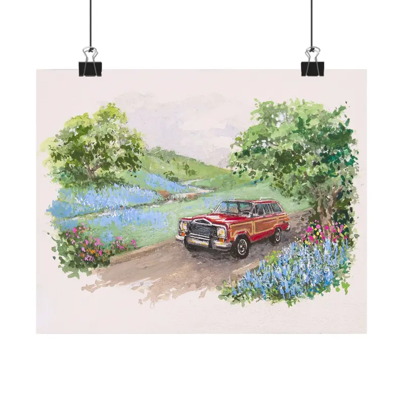 Red Wagoneer Poster 1