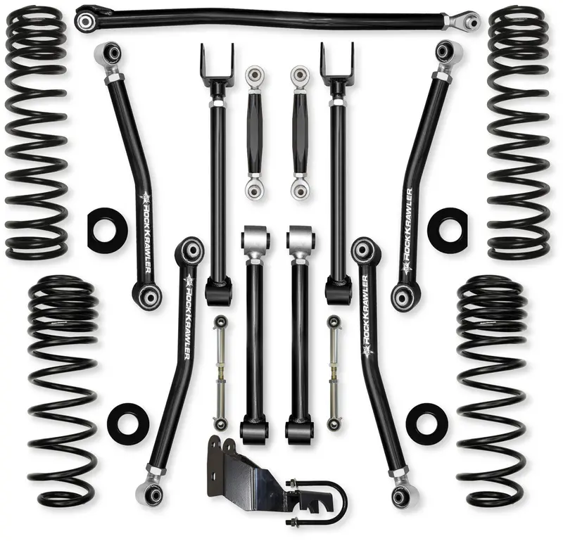 Rock Krawler Jlu 3.5" Adventure - X Mid-Arm "No-Limits" System - 4 Door Gas Rubicon 1