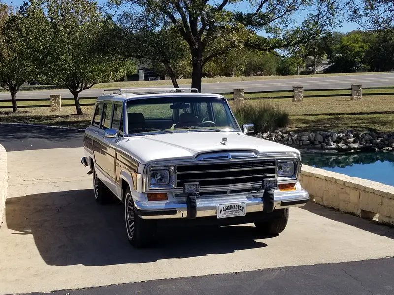 Sold - 1987 Jeep Grand Wagoneer - 4X4- Olympic White #2163 - Sold 1
