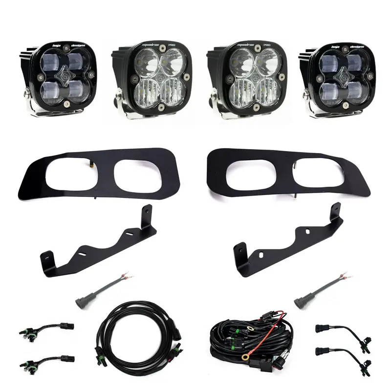 Squadron Sae/Pro Fog Pocket Kit 2023-On Ford F-250/350 Super Duty Sae Fog Clear Toggle Wiring 1