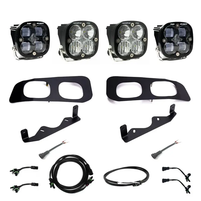 Squadron Sae/Pro Fog Pocket Kit 23-On Ford F-250/350 Super Duty Sae Fog Clear Upfitter Wiring 1