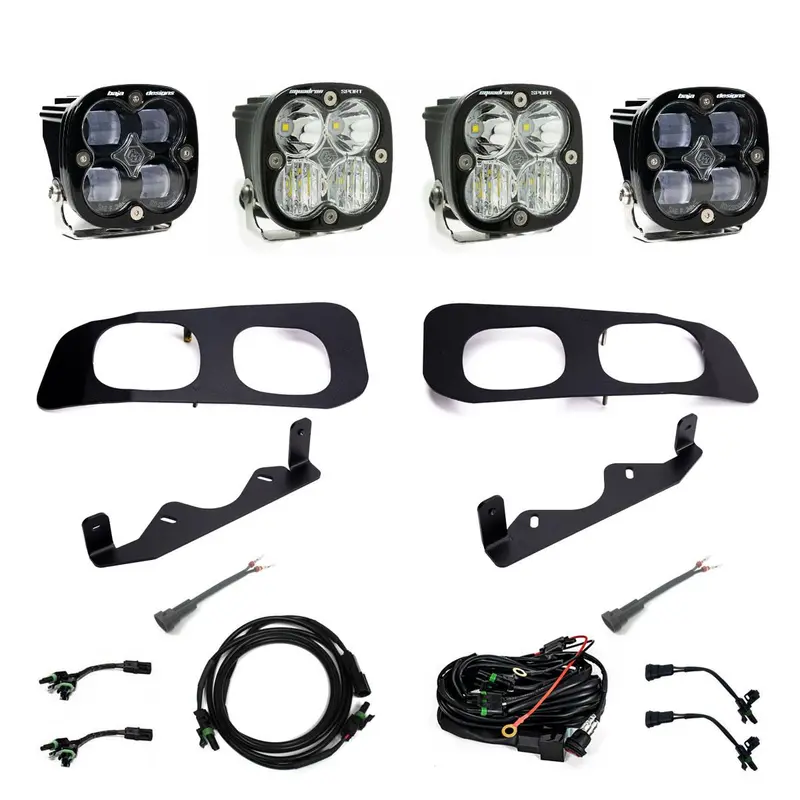 Squadron Sae/Sport Fog Pocket Kit 23-On Ford F-250/350 Super Duty Sae Fog Clear Toggle Wiring 1