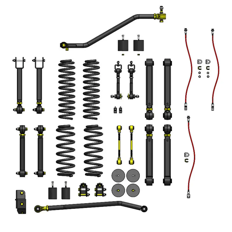 Tj Jeep Lift Kit 4 Inch Jeep Tj Lift Kit For 97-06 Wrangler Tj/Lj Clayton Offroad 1