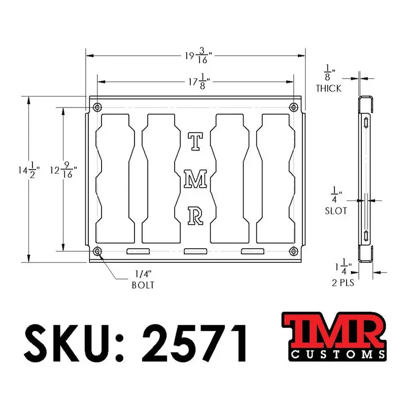 Tmr Milwaukee Packout Double Mount - Universal 2