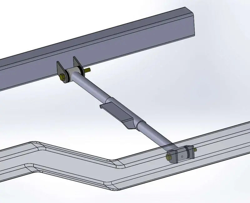 Tmr Universal Transmission/Transfer Case Crossmember Mount 1