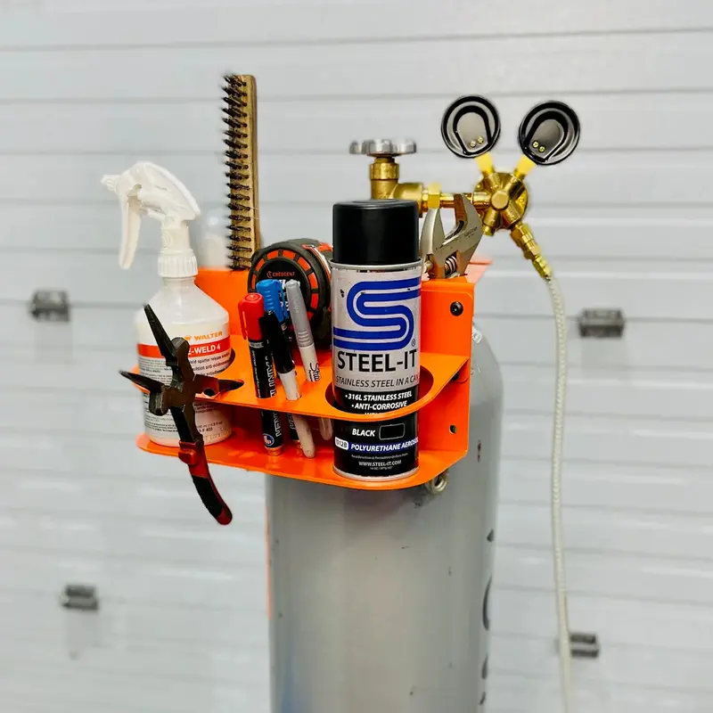 Tmr Weld Bottle Organizer - Spray Bottles & Markers 1