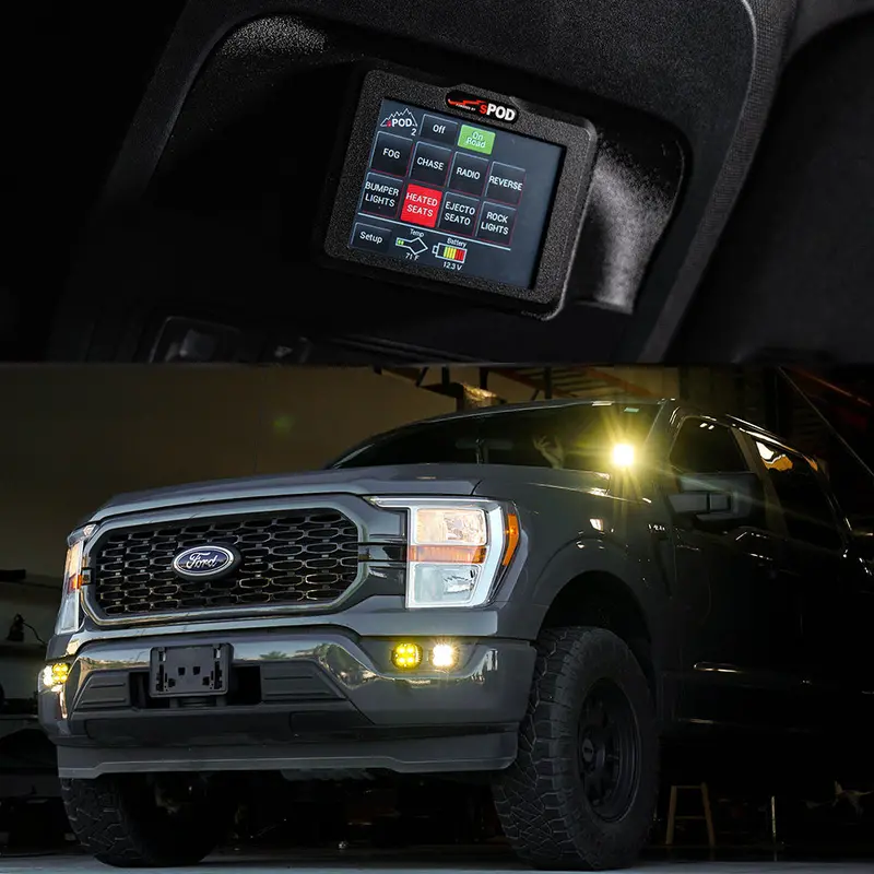 Touchscreen Bantamx Vehicle Kit - Ford 2021-On F-150; F-150 Raptor Spod 1