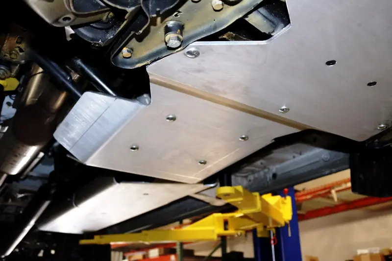 Transmission And Transfer Case Skid Plate - Sprinter 4X4 (2015-2022) By Van Compass 1