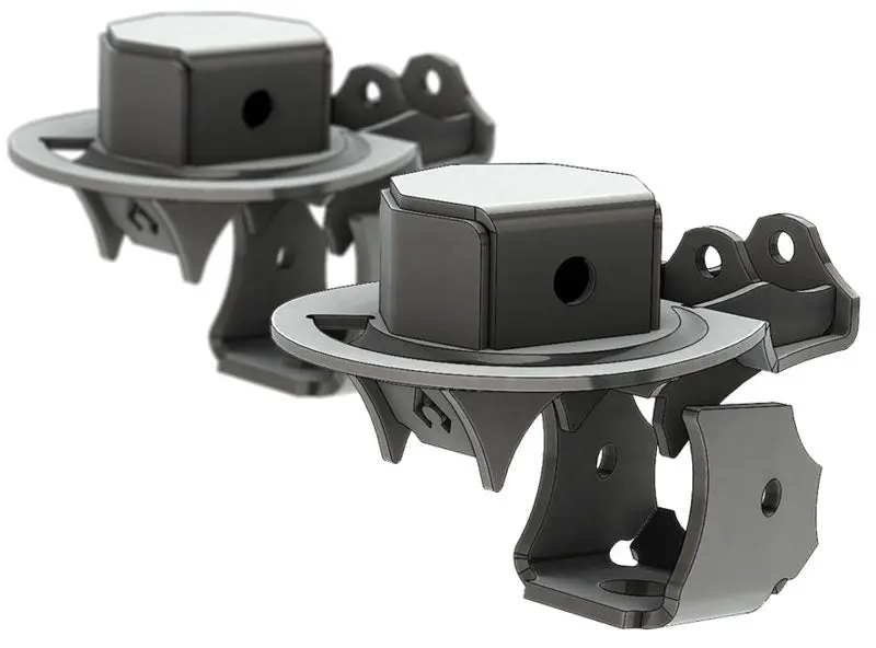 Ultimate Coil Bracket 22 Degree Lca Brackets 3.5 Inch Tube Diameter Artec Industries 1