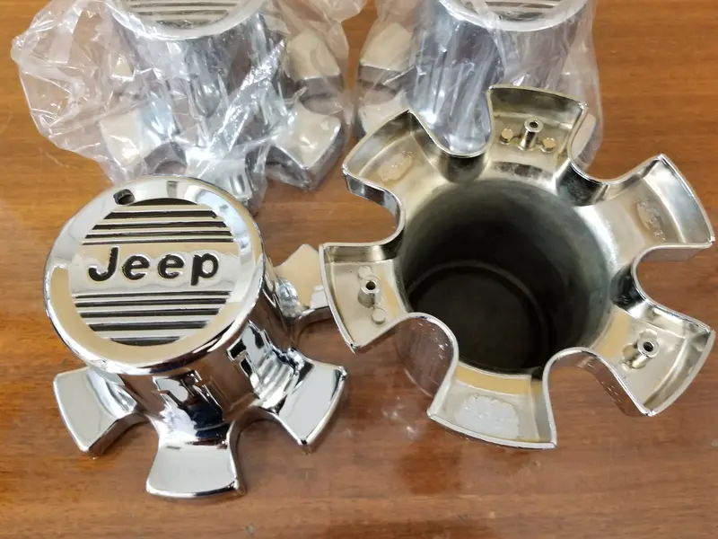 Used Full Size Cherokee (1979-1983) Center Caps - Set Of 4 - Used 1