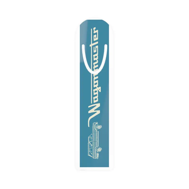Wagoneer Jeep Bookmark — Metal Page Marker - Blue 1