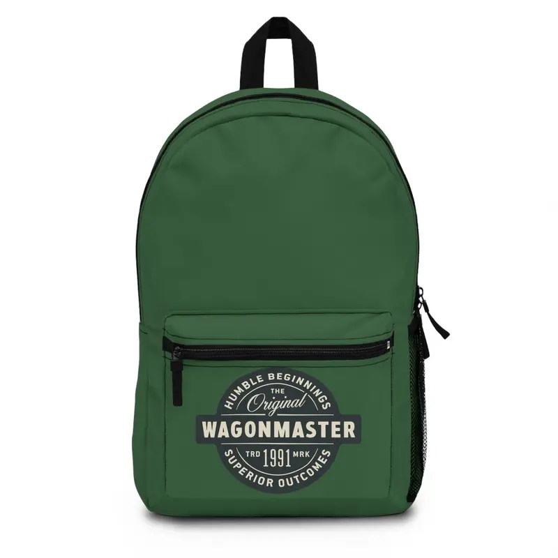 Wagonmaster Vintage Logo Backpack – Retro Outdoor Travel & Everyday Daypack 1