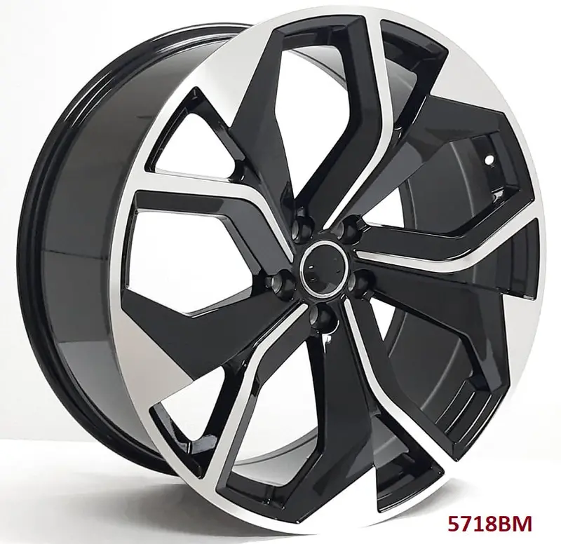 Wheels For Audi. Model 5718Bm ( Sold As Sets Only ) 1