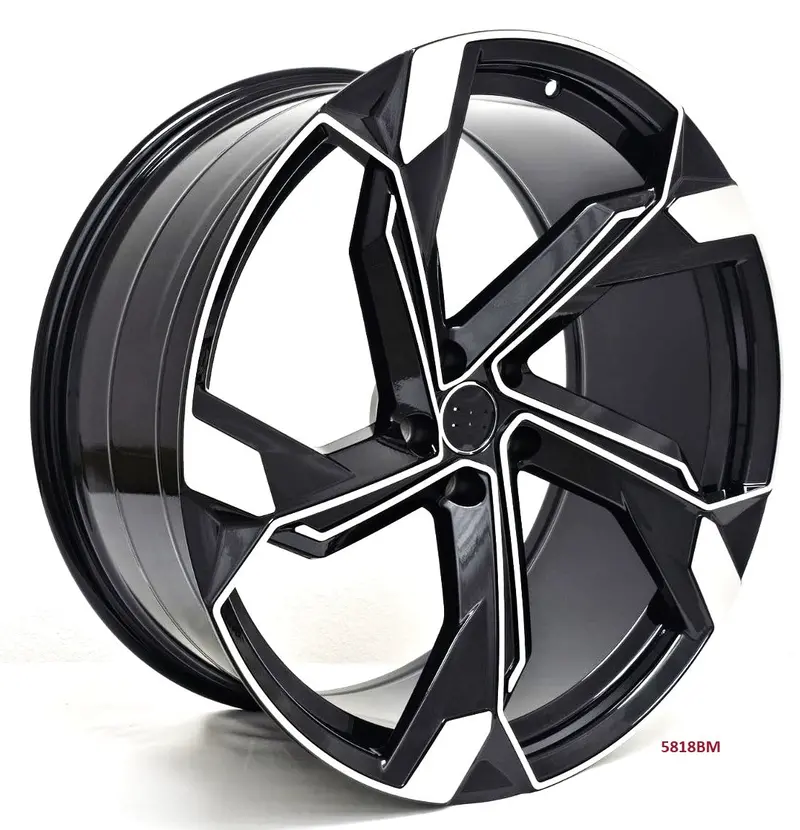 Wheels For Audi. Model 5818Bm ( Sold As Sets Only ) 1