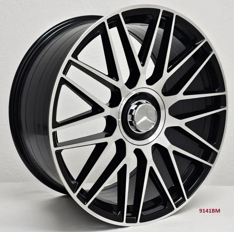 Wheels For Mercedes. Model: 9141Bm (Staggered Only) 1