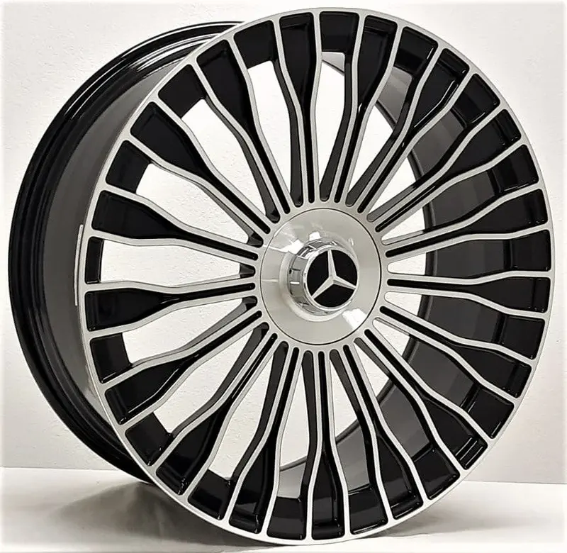Wheels For Mercedes. Model: Fg7701bm Forged (Staggered Only) 1