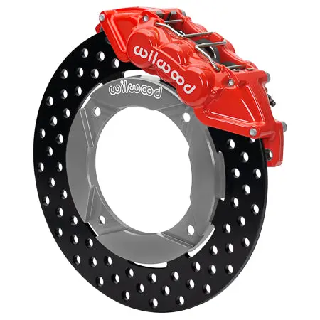 Wilwood Utv6 Front Red Drilled Brake Kit Pro Xp 1