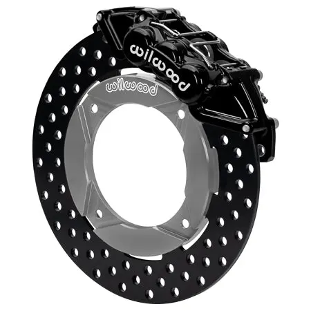 Wilwood Utv6 Rear Black Drilled Brake Kit Xp 1000 And Rs1 1