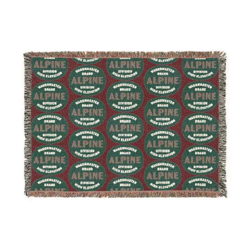Woven Blanket - Alpine Logo 1