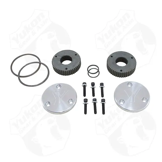 Yukon Hardcore Drive Flange Kit For Dana 44 30 Spline Outer Stubs Yukon Engraved Caps Yukon Gear & Axle 1