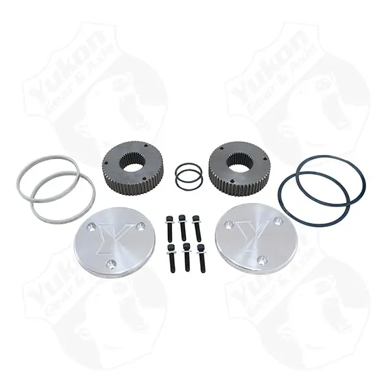 Yukon Hardcore Drive Flange Kit For Dana 60 35 Spline Outer Stubs Yukon Engraved Caps Yukon Gear & Axle 1