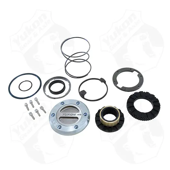 Yukon Hardcore Locking Hub Set For 00-08 Dodge 1-Ton Front With Spin Free Kit 1 Side Only Yukon Gear & Axle 1