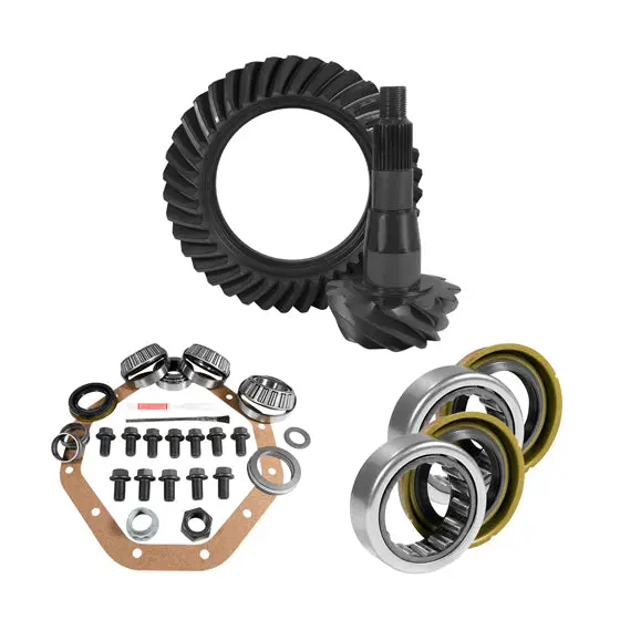 Zf 9.25 Inch Chy 3.55 Rear Ring And Pinion Install Kit Axle Bearings And Seal Yukon Gear & Axle 1