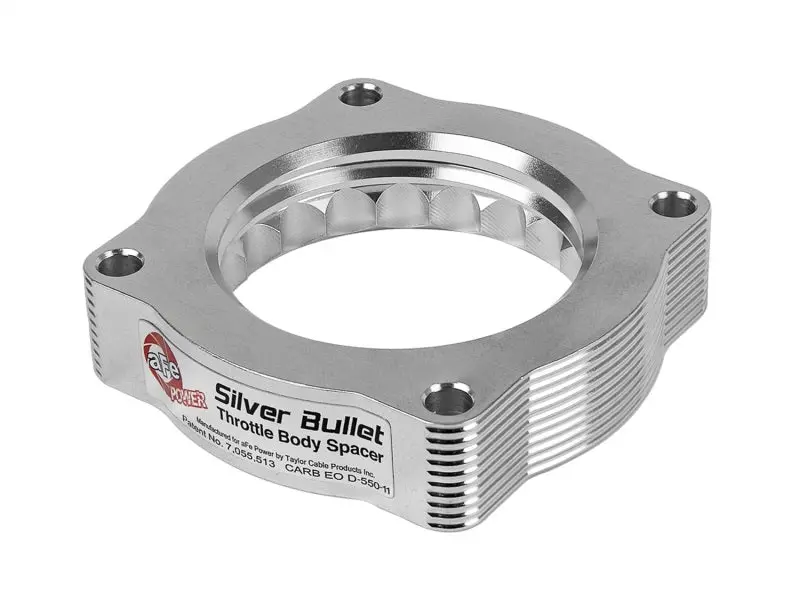 Afe Silver Bullet Throttle Body Spacer – Precision-Machined Aluminum – For Bmw N62 Engines (E53 X5, E60/E63 5/6 Series, 2004–2009) 1