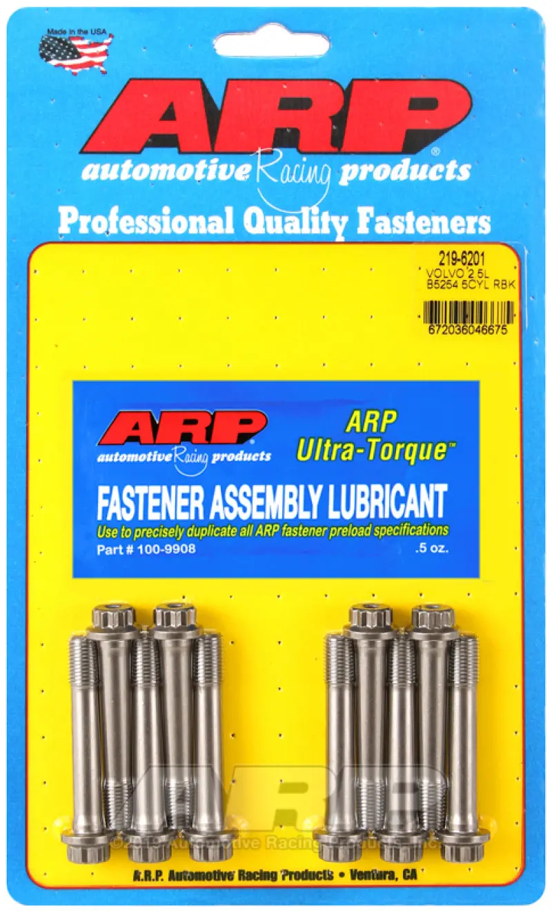 Arp Connecting Rod Bolt Kit For Volvo 2.5L B5254 5-Cylinder Engines 1