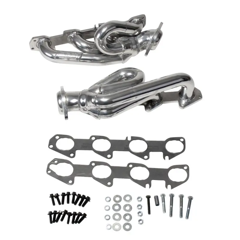 Bbk Shorty Tuned-Length Exhaust Headers – Ceramic-Coated Silver, Fits 2009–2018 Dodge Ram 5.7L Hemi 1
