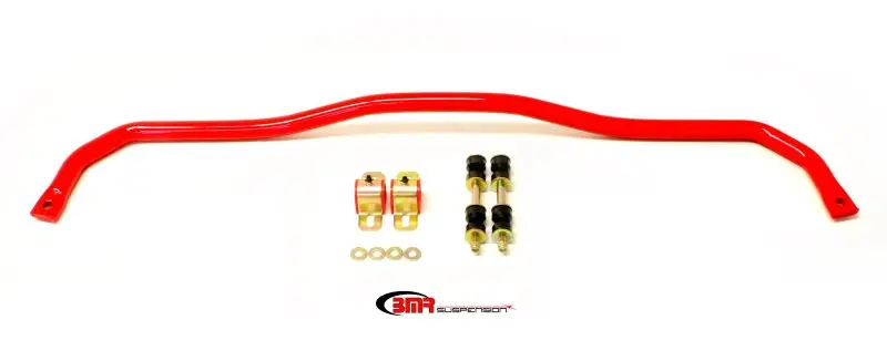 Bmr Front Sway Bar Kit For 1967–1969 First-Gen F-Body – 1.25" Hollow Bar With Red Bushings 1
