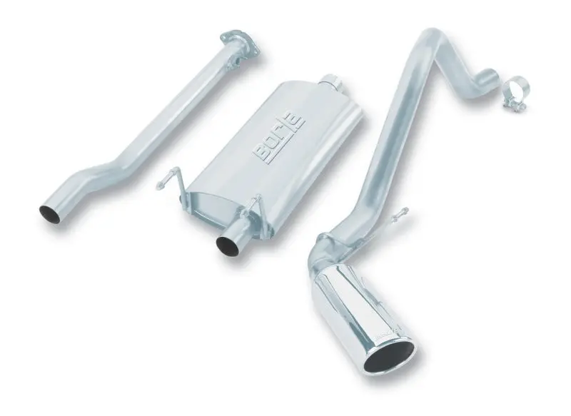 Borla Cat-Back Exhaust System For 2000–2004 Toyota Tacoma Pre-Runner V6 – Side-Exit Stainless Steel Design 1
