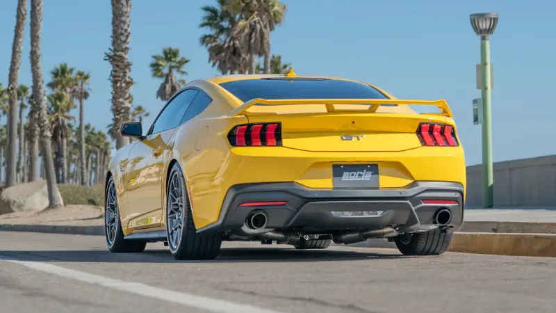 Borla S-Type Axle-Back Exhaust System For 2024 Ford Mustang Gt 5.0L V8 (Non-Active Exhaust) – Black Chrome Finish 2
