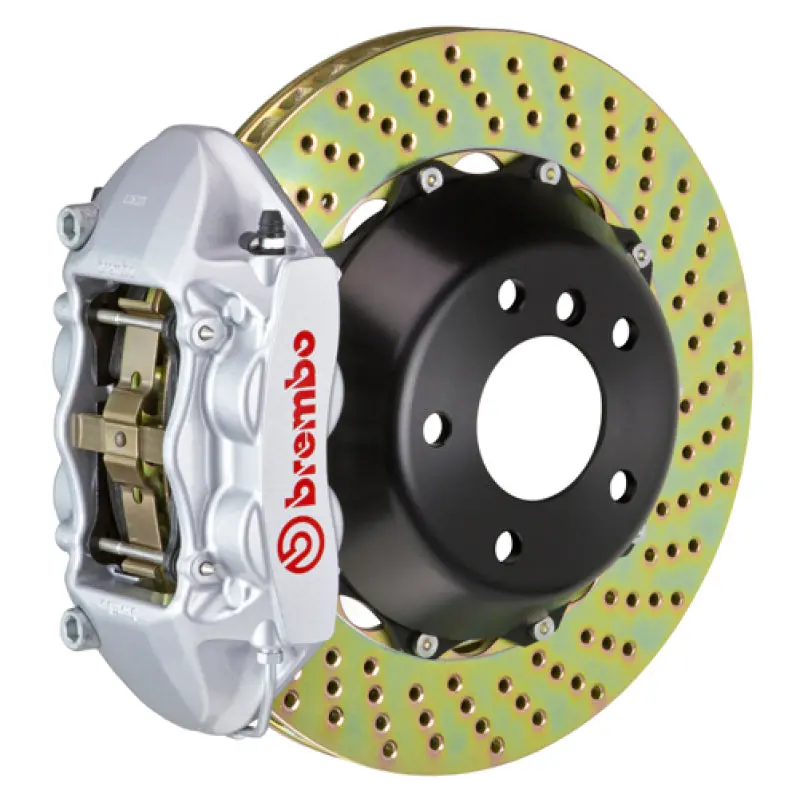 Brembo Gt Big Brake Kit For 2015–2019 Corvette Z06 – Rear 4-Piston Calipers, 380X28Mm Two-Piece Drilled Rotors 1