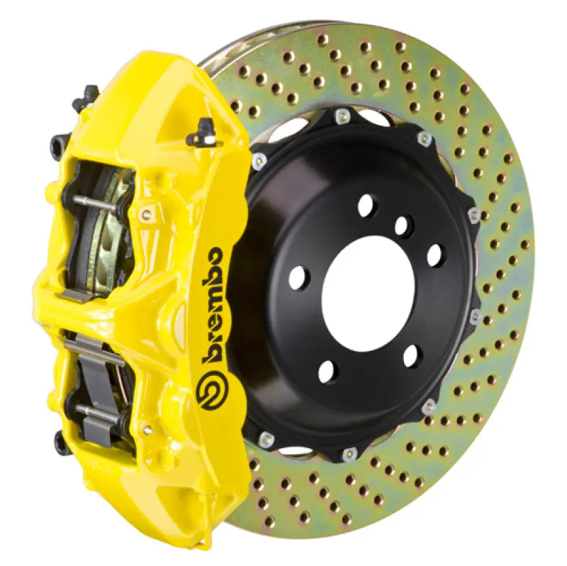 Brembo Gt Big Brake Kit – Front, 6-Piston Calipers & Drilled 380X32Mm Rotors For Infiniti G35/G37 & 350Z 1