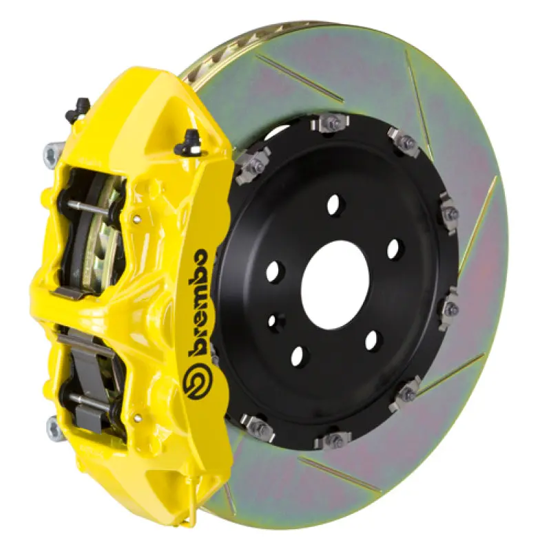 Brembo Gt Big Brake Kit — Front 6-Piston Calipers With 380X34Mm Two-Piece Slotted Rotors For 2021+ Toyota Sienna Xl40 1