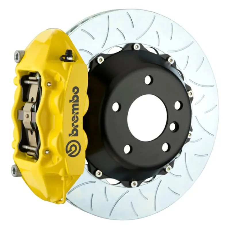 Brembo Gt Big Brake Kit — Rear 4-Piston Calipers, 345X28Mm Two-Piece Slotted Rotors For 2010–2016 Mercedes-Benz E550 Sedan 1
