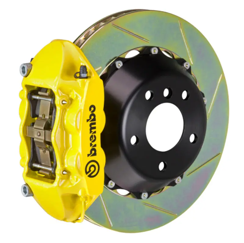 Brembo Gt Big Brake Kit – Rear, 4-Piston Calipers & 380X28Mm Slotted 2-Piece Rotors For 2015–2017 Ford F-150 (Excluding Raptor) 1