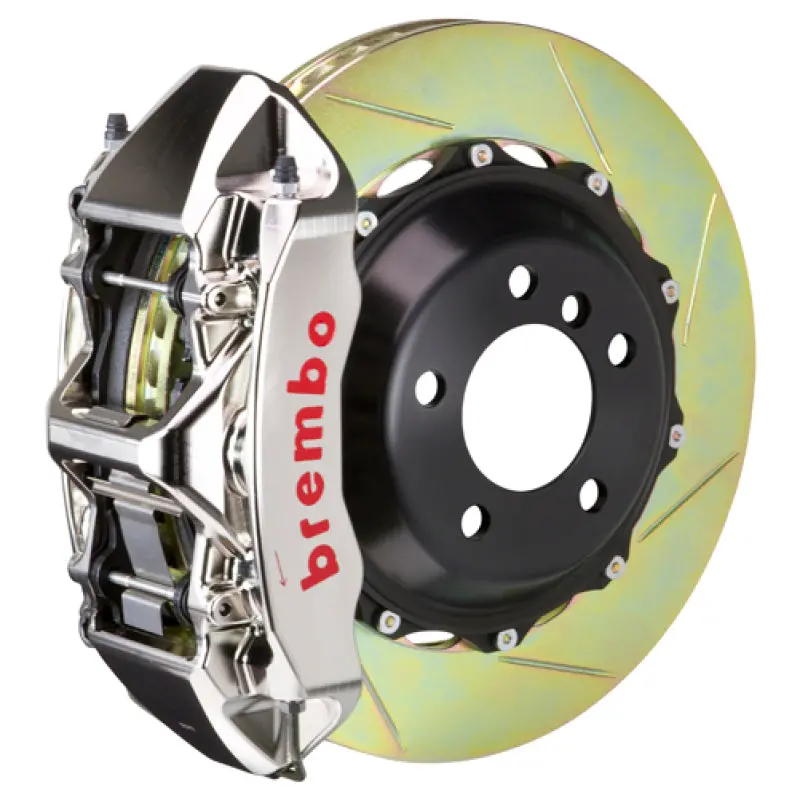 Brembo Gt-R Big Brake Kit For 2005–2014 Mustang Gt – 6-Piston Calipers, 380X32Mm Two-Piece Slotted Rotors 1