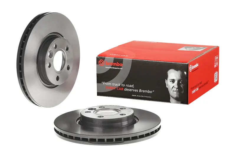 Brembo Oe-Style Front Brake Rotors – Uv-Coated Premium Replacement For 2012–2015 Range Rover Evoque & 2011–2018 Volvo S60 1